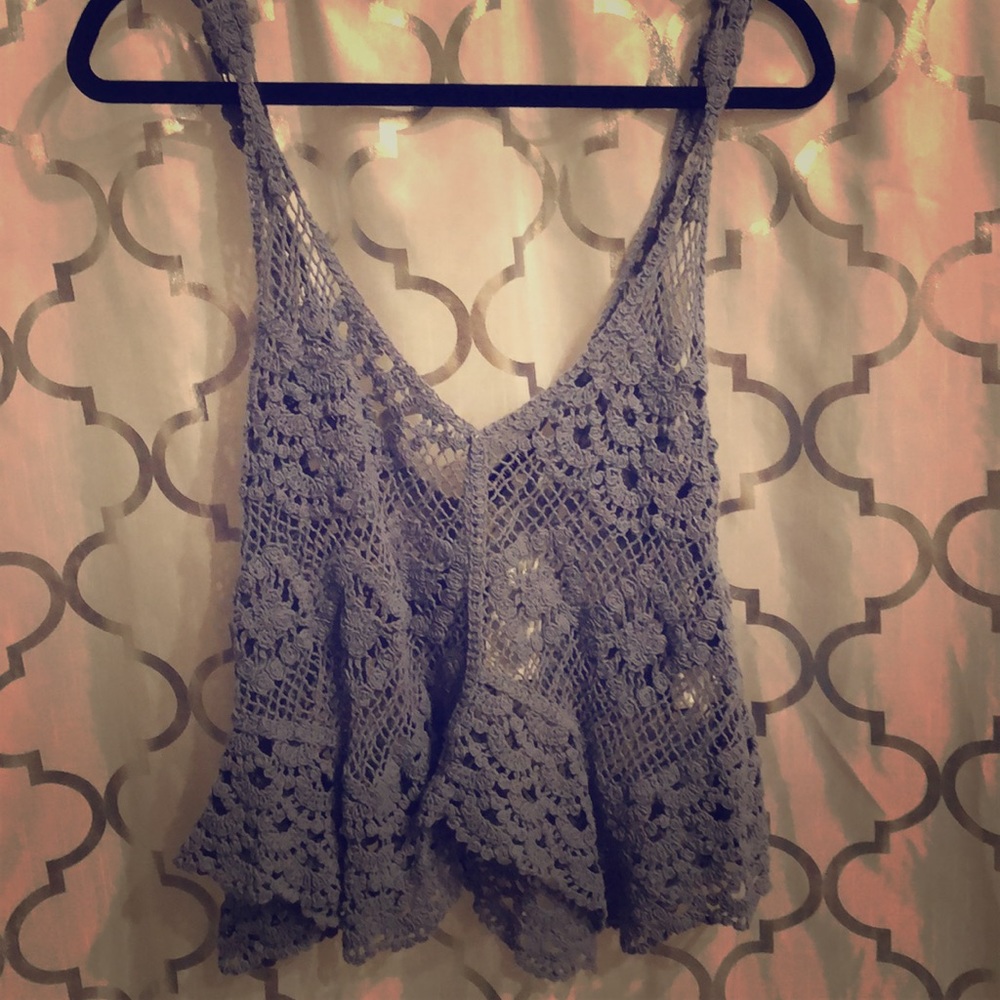 Croquet blue top